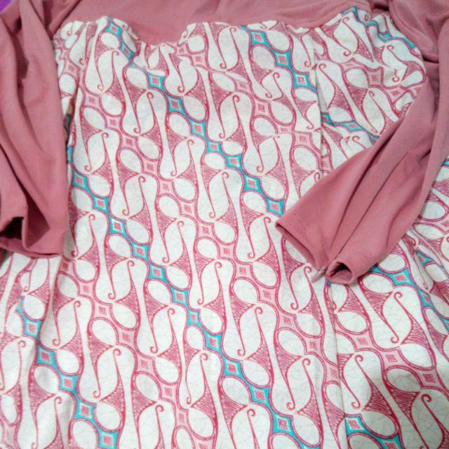 Ready Stok Siap Kirim Gamis Batik Ori Pingu Lovin