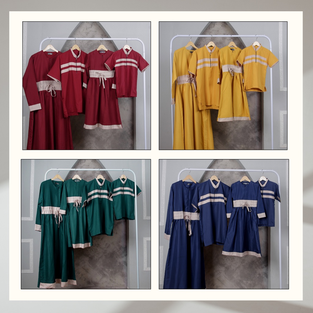 Couple keluarga muslim couple family muslim gamis dan koko couple keluarga / koko couple