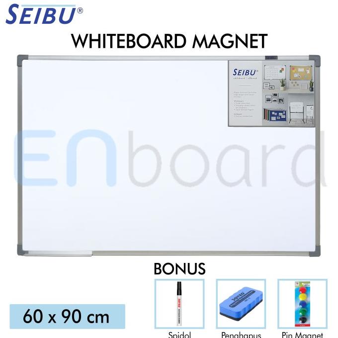 

BISA COD Papan Tulis Whiteboard Gantung Magnet Single Face Seibu 60 x 90 cm/PULPEN GEL/PULPEN LUCU/PULPEN 1 PACK/PENSIL WARNA/PENSIL 2B/PENGHAPUS JOYKO/PENGHAPUS LUCU/RAUTAN PENSIL PUTAR/RAUTAN ELEKTRIK/SPIDOL WARNA/SPIDOL PERMANEN/SPIDOL