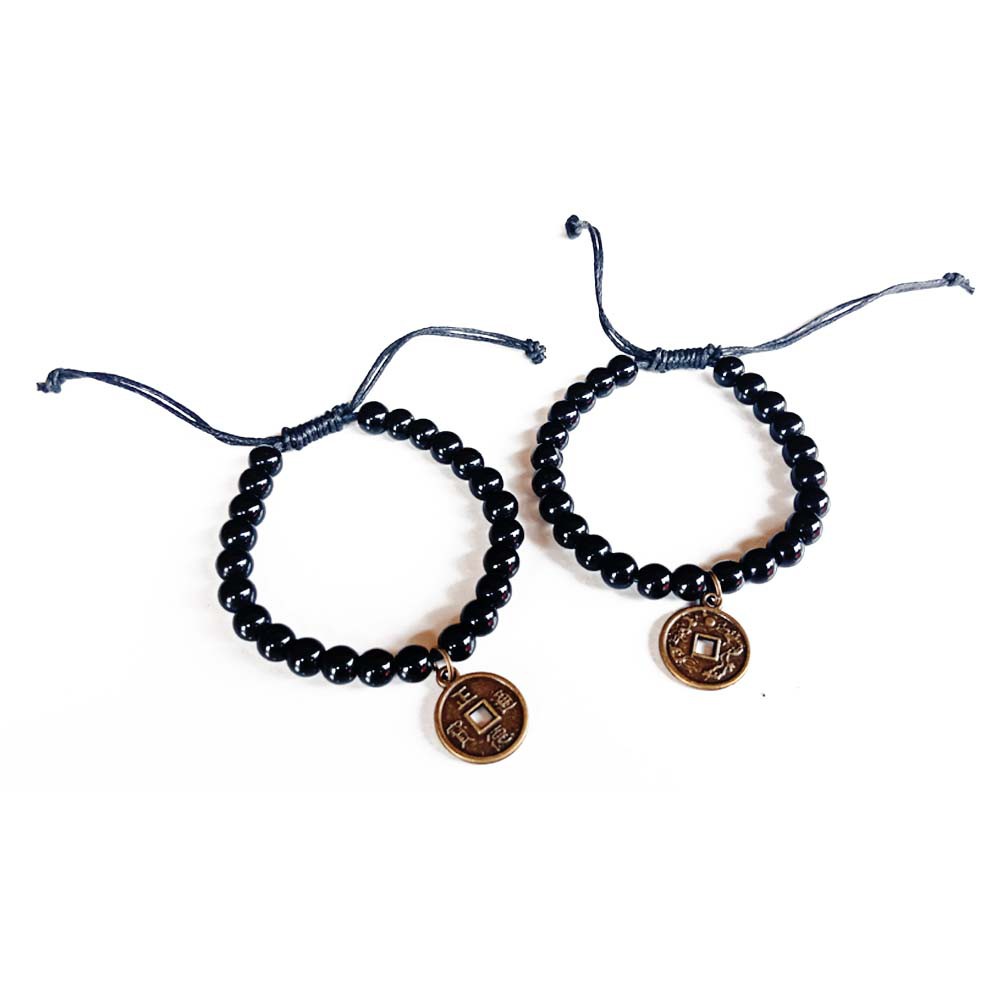 Gelang Couple Mote Kecil Chinese Coin Bronze