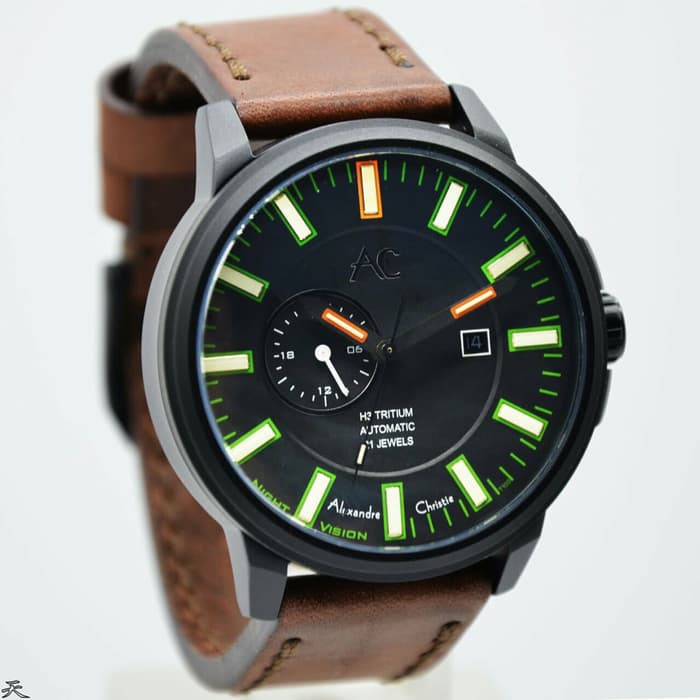 JAM TANGAN PRIA ALEXANDRE CHRISTIE AC 9202 LEATHER COLLECTION ORIGINAL GARANSI RESMI 1 TAHUN