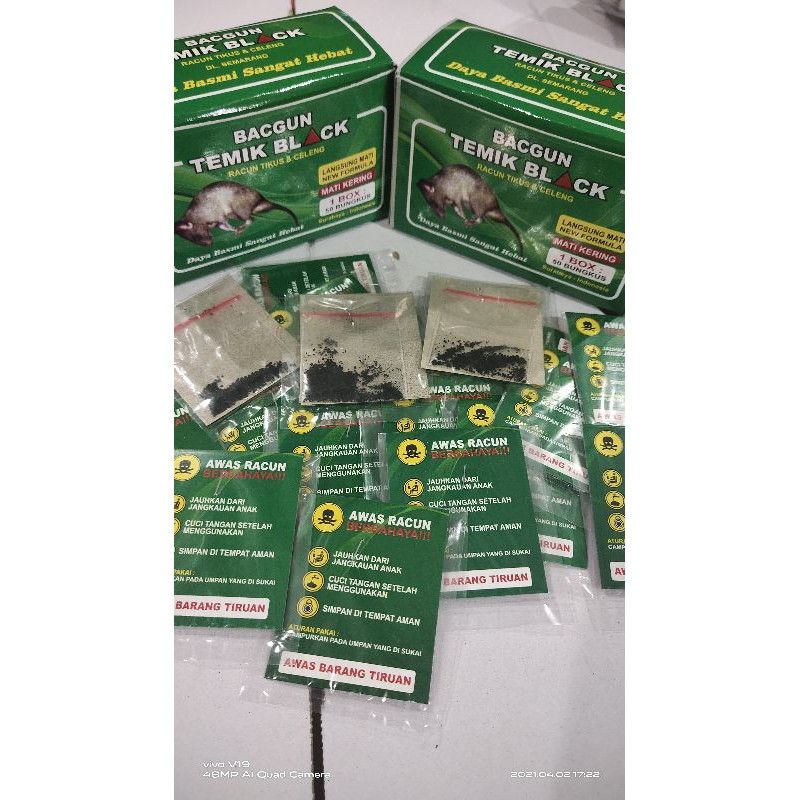 TEMIK BACGUN RACUN TIKUS SANGAT AMPUH MATI DI TEMPAT