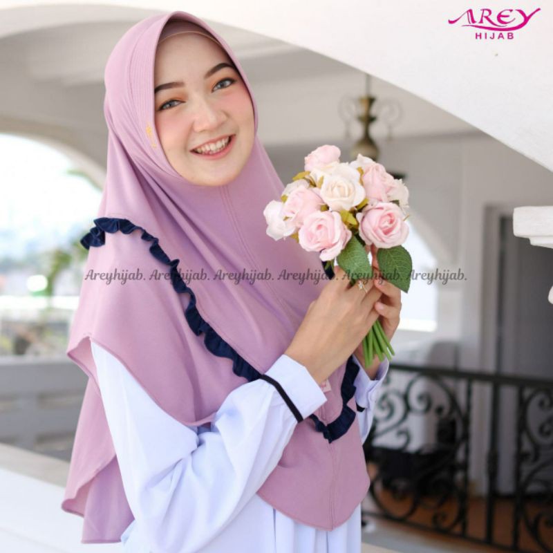 1 (CUCI GUDANG) AREY HANNA•• Hijab instan Jilbab Original Arey hijab••-2
