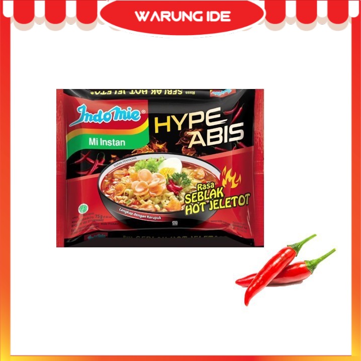 

Indomie Hype Abis Rasa Seblak Hot Jeletot 75gr