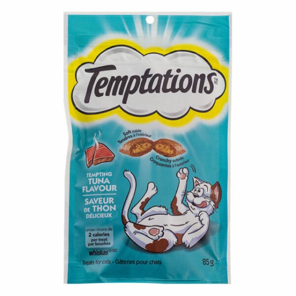 Whiskas Temptations Treats Tuna 85g