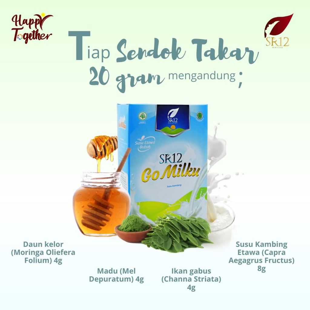 

SUSU KAMBING ETAWA / GO MILKU SR12 / SUSU KESEHATAN / KESEHATAN / PENGGANTI ASI / BPOM