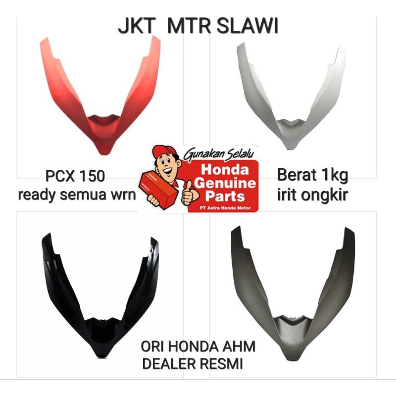 64305 K97 T00 Garnish depan dagu pcx 150 K97 asli honda
