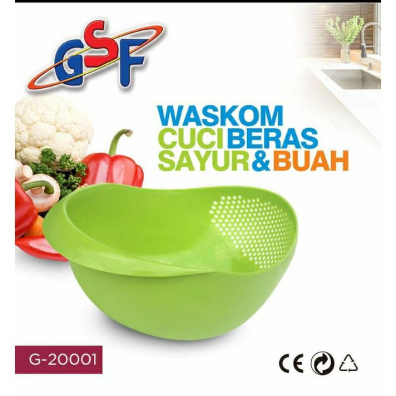 GSF Wadah Pencuci Beras Buah Sayur / Multifungsi Bowl