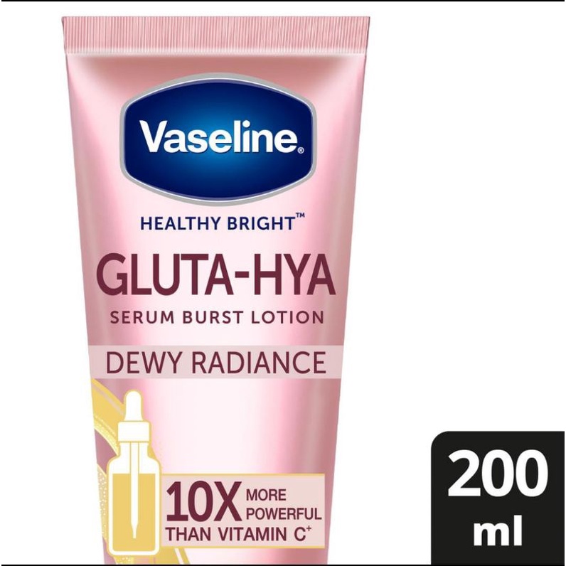 Vaseline Healthy Bright Gluta-Hya Serum Burst Lotion 200ML