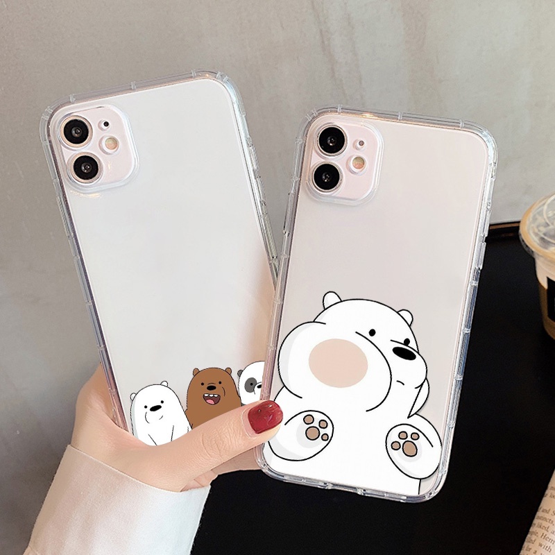 REALME Case Desain Beruang Untuk OPPO A74 A54 A94 A93 A57 A59 A8 A83 A9 F1S A39 A15 A15S A53 A32 A33 S A37 A35 A16 A16S A54S A52 A9 A7 2020 A72 A92 A1k A52