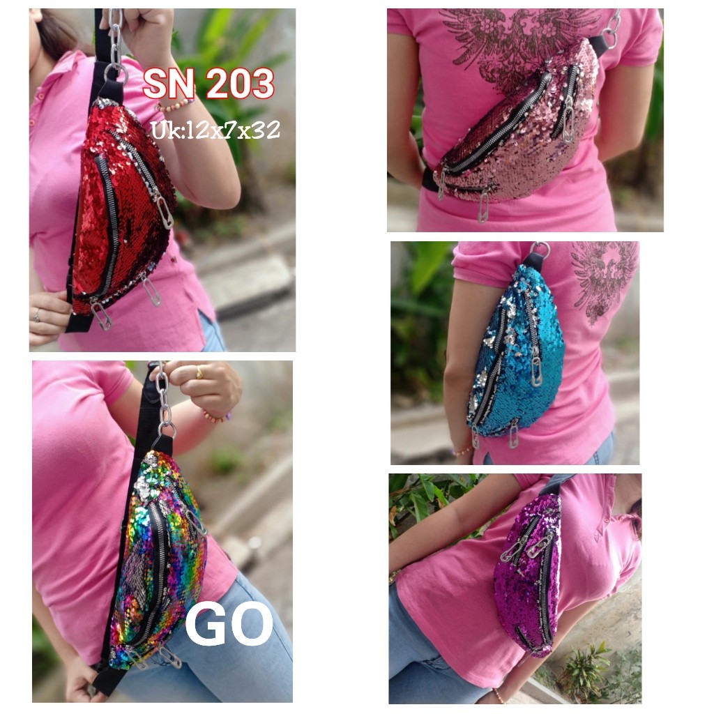 gof B3 TAS WAIST BAG/PINGGANG Perempuan Berkualitas / Tas Outdoor Multifungsi Stylish Cewek Kekinian