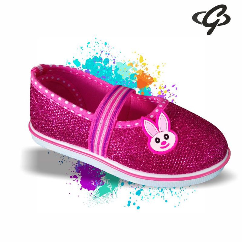 GALLETTI JULIA - SEPATU FLATSHOES ANAK PEREMPUAN PIN KELINCI SLIP ON