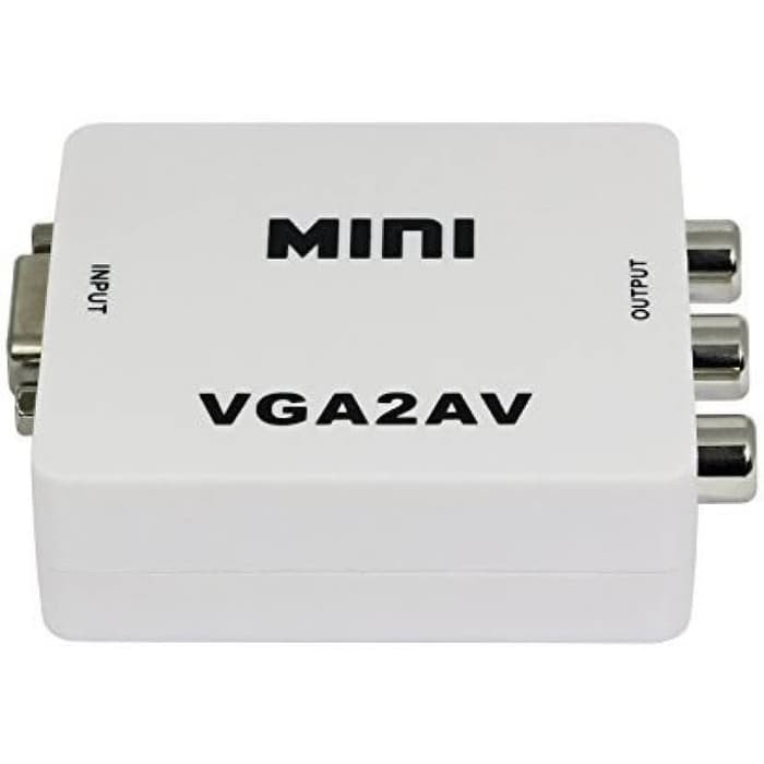 Converter Vga To AV - Konverter Vga To Rca mini box