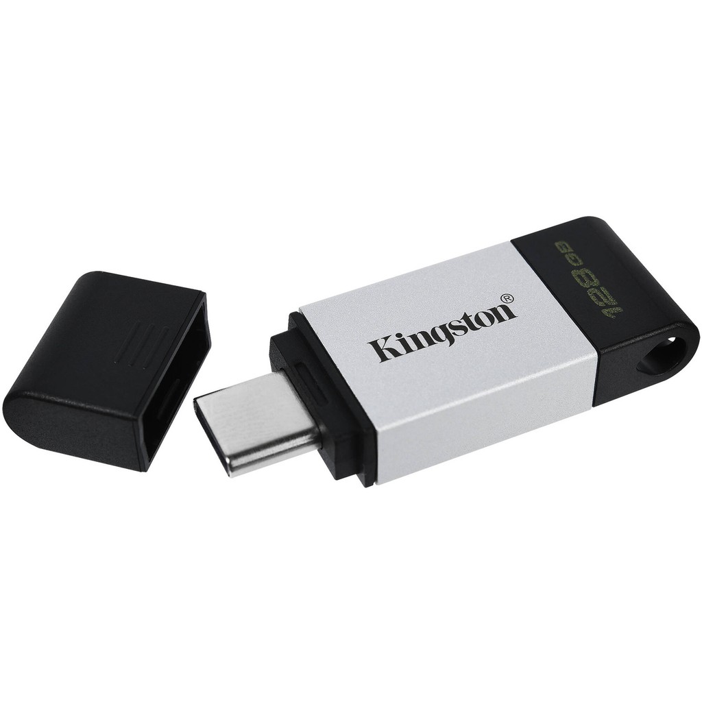 Kingston FlashDisk Data Traveler DT80 OTG 128GB USB-C Drive 128 GB