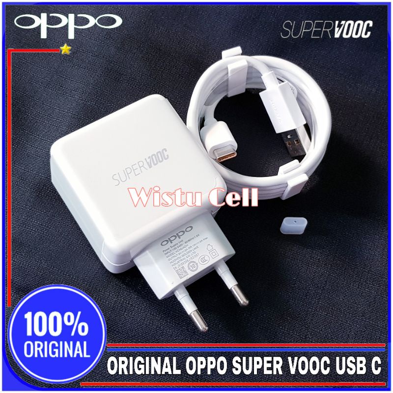 Charger Oppo Find X2 Find X2 Pro ORIGINAL 100% SUPER VOOC 50W Type C