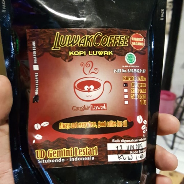 

Kopi Luwak Arabika Kayumas