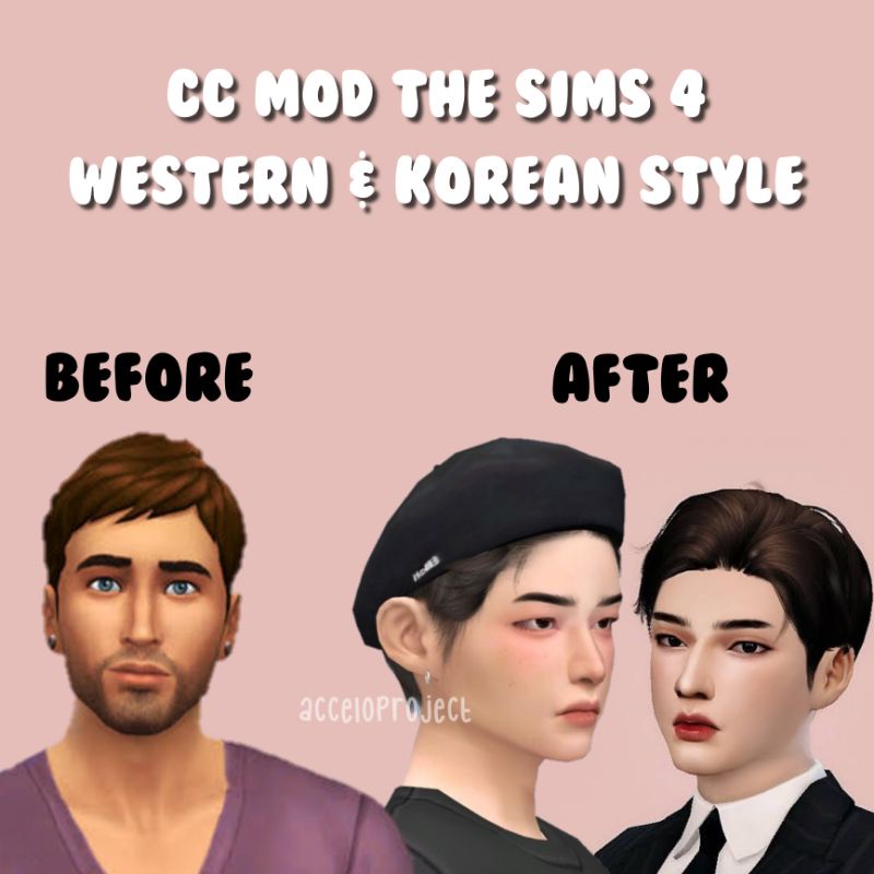 CC MOD THE SIMS 4 MALE HAIR CLOTHES SHOES [Baca Deskripsi]