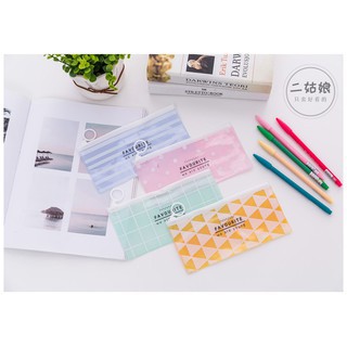 DODORY HL0074 Tempat Pensil Transparan Pouch Motif Serbaguna