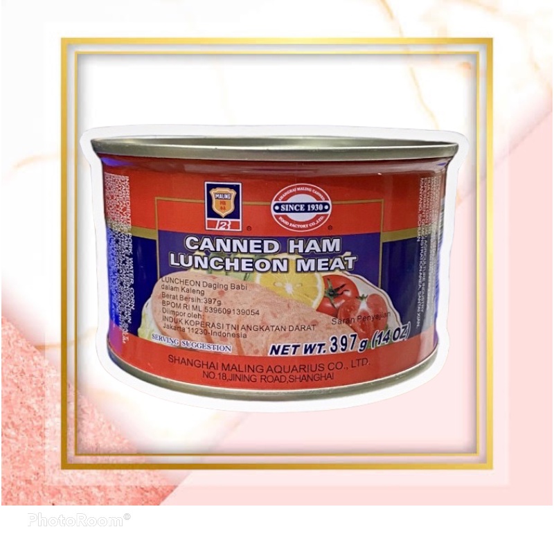 

Maling TTS Premium Daging Babi Kaleng [397 g]