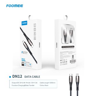 kabel data Data Cable FOOMEE DR12 C TO C Fast charger QC3.0 Kabel Data charger FOOMEE