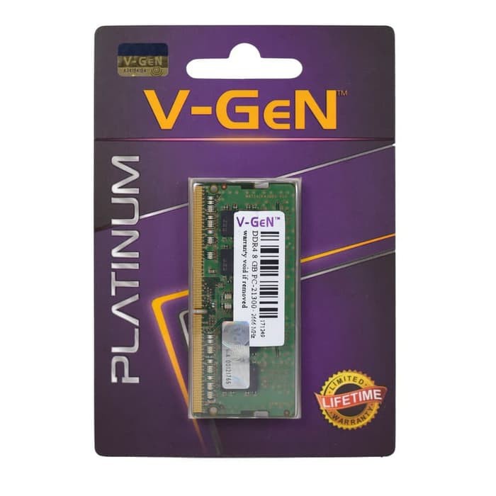 VGEN DDR4 8GB 21300/2666MHz Sodim Platinum