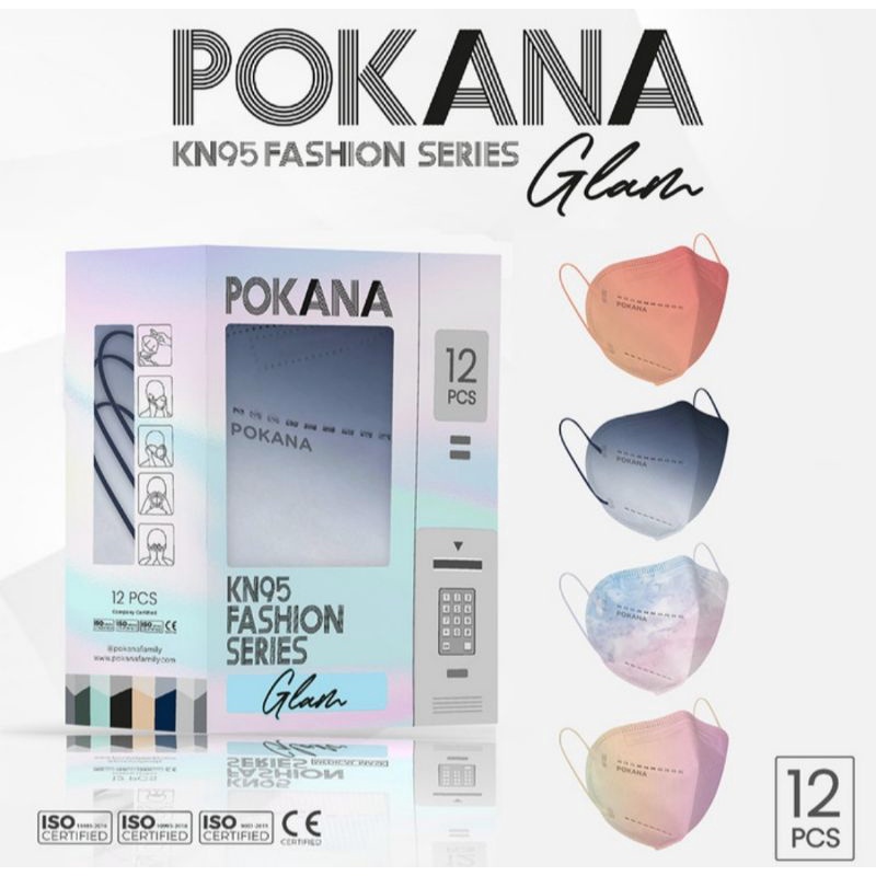 Pokana KN95 Fashion Series GLAM 6 Ply