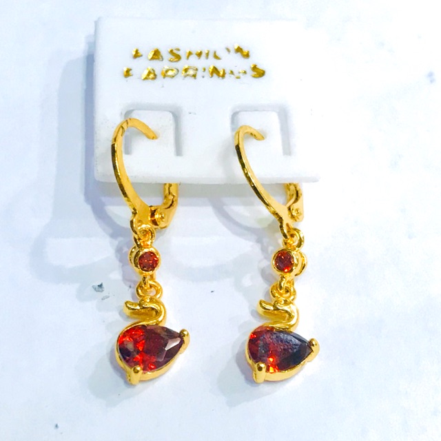 Anting wanita // anting model jurai bebek // anting permata // perhiasan // anting