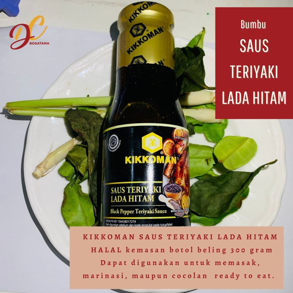 

Kikkoman Saus Teriyaki Lada Hitam Blackpepper Teriyaki Saus
