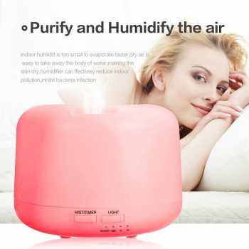 Air Humidifier Aromatherapy Oil Diffuser + 7 LED / Air Humidifier Aromatherapy Diffuser Night Lamp Pengharum Ruangan Aroma Terapi Difuser / Humidifier Led Diffuser Aroma Terapi Aromaterapi Oil Diffuser / Aromaterapi Ruangan Oil Aromaterapi Ruangan Elektri