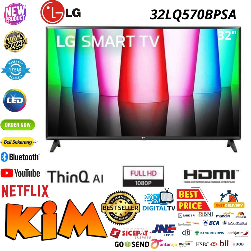 LG 32LQ570BPSA LED TV 32 INC -SMART TV WEB OS YOUTUBE 32LQ570 NEW!!!