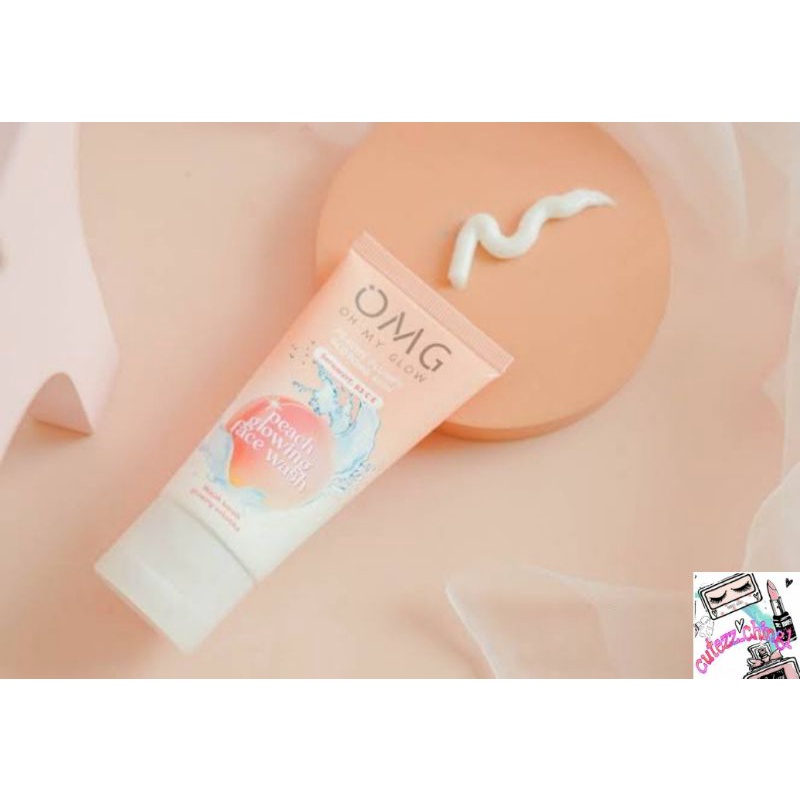 ☃☃️Cutezz_ching1☃️OMG Oh My Glow Peach Glowing face wash 50gr