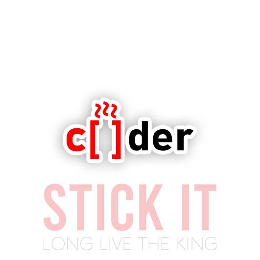

Stiker sablon setrika DTF kaos baju sticker vinyl coder programmer 18