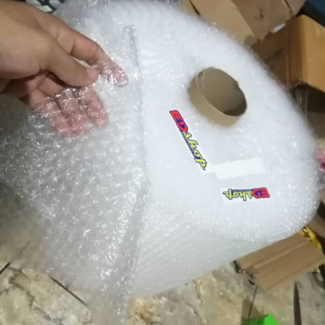 

Bubble wrap paket tambahan packing buat extra safety