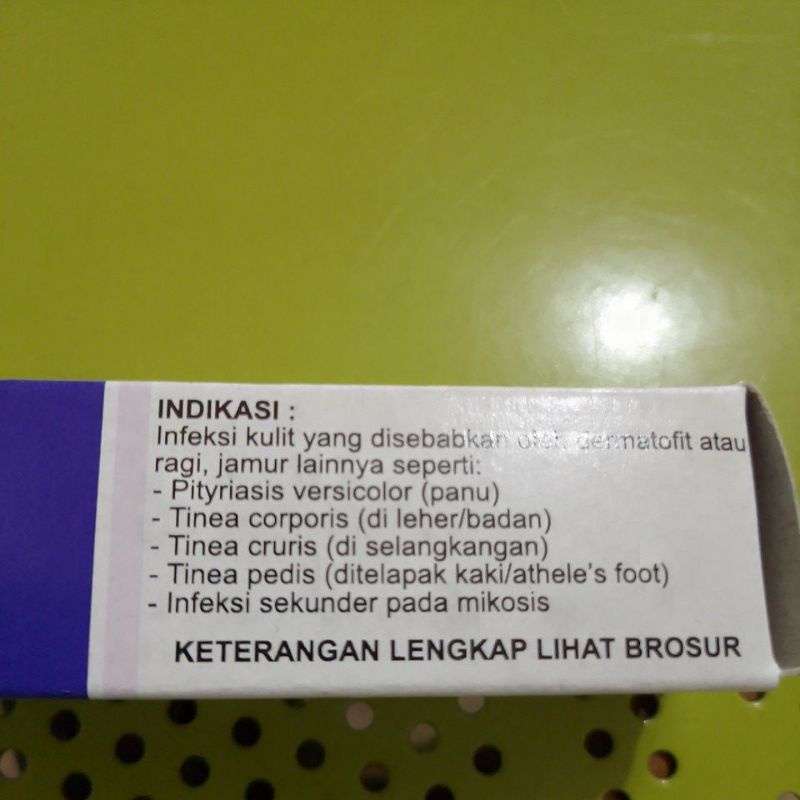 Moladerm® Krim 10 g (Salep Gatal Kulit, Jamur, Panu, Selangkangan, Leher/Badan)