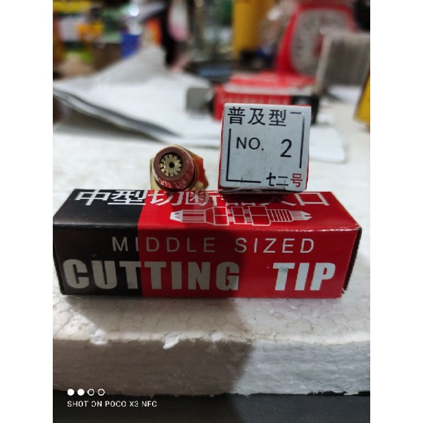 CUTTING TIP NO2/ MATA BLENDER POTONG GAS/NOZLE  YAMATO