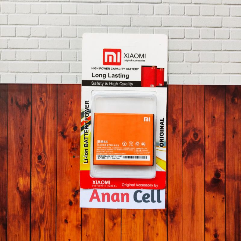 Batre baterai Xiaomi Redmi 2 2S 2 Prime BM44 / Battery batre Xiaomi BM44 BM41 BM40