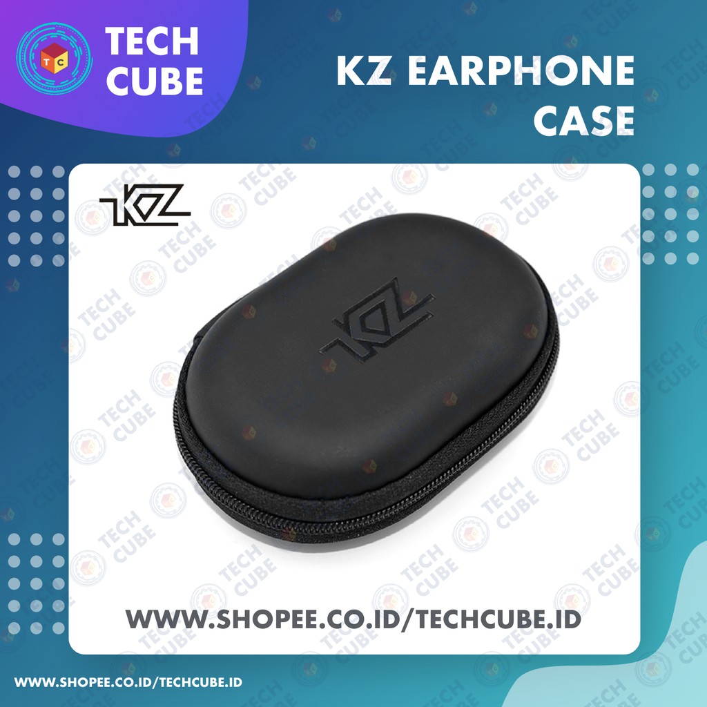 [ORIGINAL] Tas KZ Earphone Storage Case High Quality Pouch Bag Penyimpanan Headset dan Earphone KZ