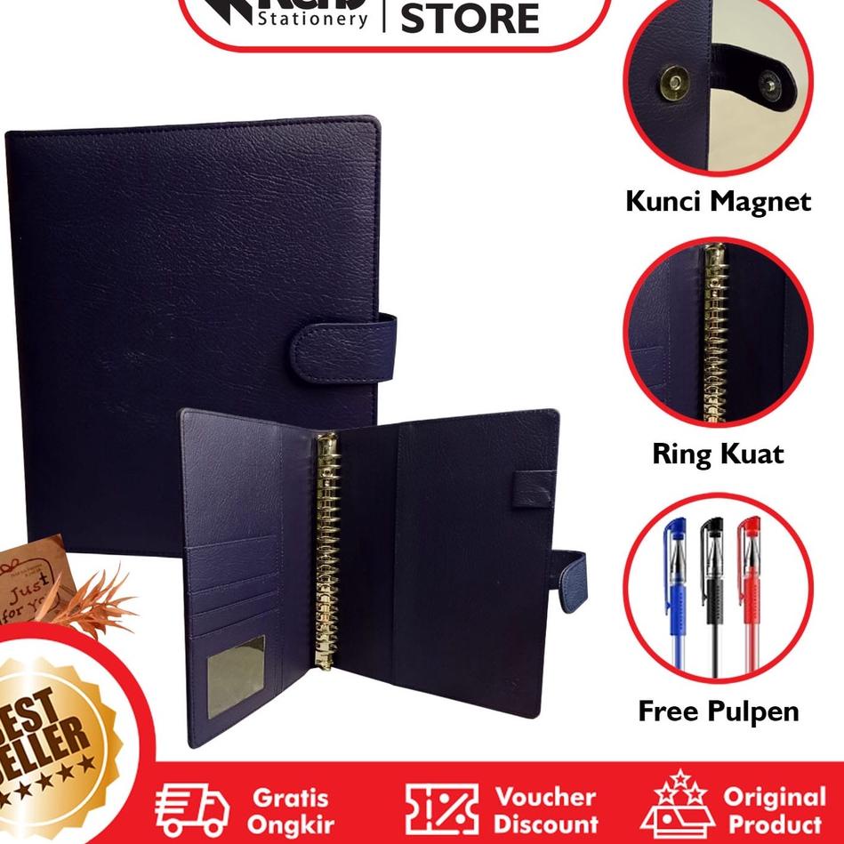 

Baru Bermanfaat Binder Eksklusif A5 Polos Ring 20 Agenda Polos A5 Kens