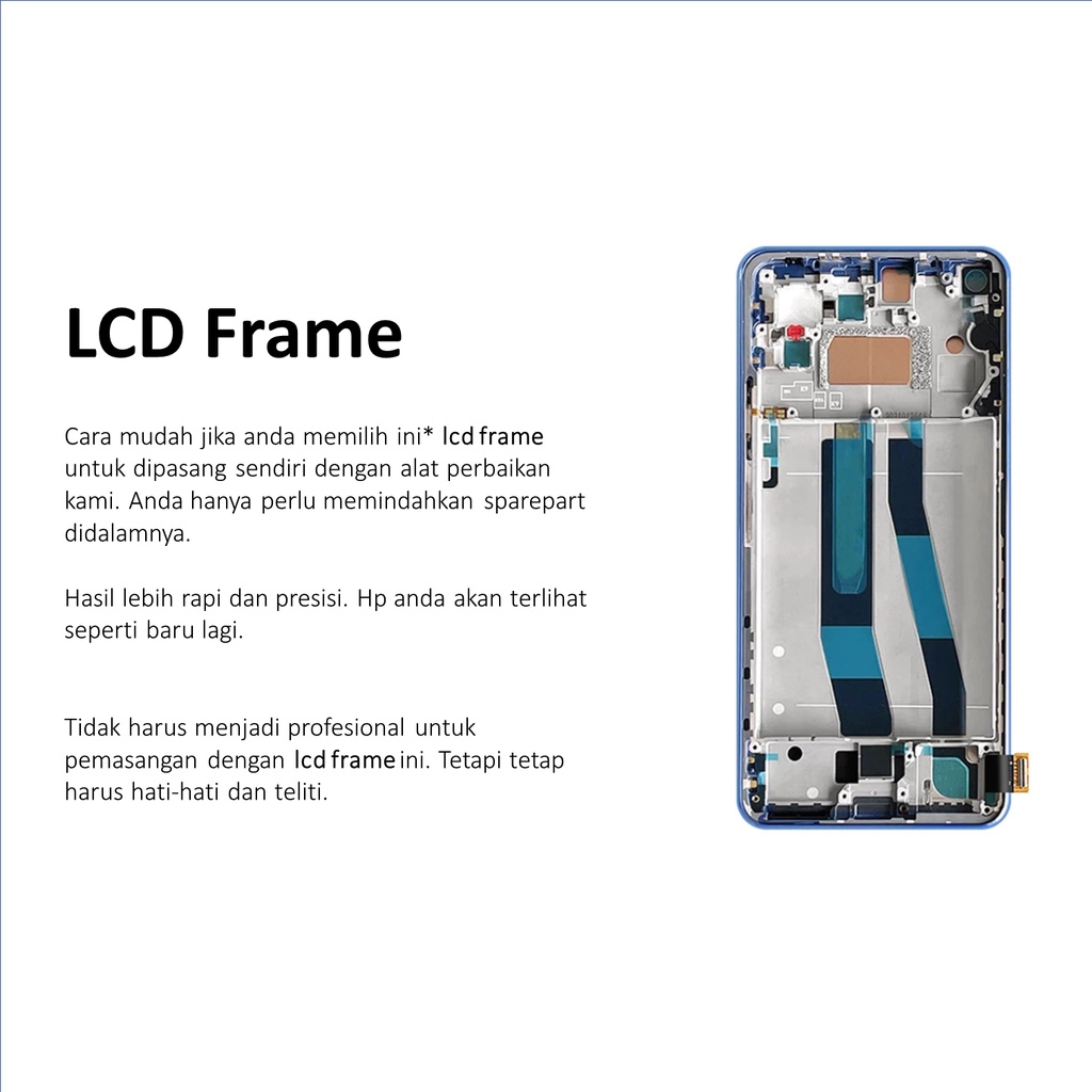 [ CHECK.ID ] LCD + FRAME XIAOMI MI 11 MI11 LITE ORIGINAL SERVICE PRODUCT