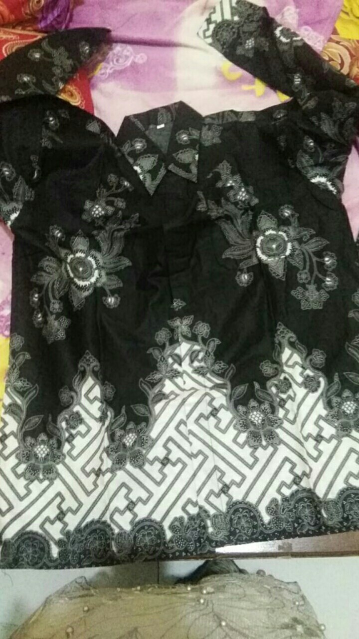 Maura Couple - Sania Ruffle Batik Couple Ori Ndoro Jowi Garansi Termurah Shopee - Kebaya Modern Pgar
