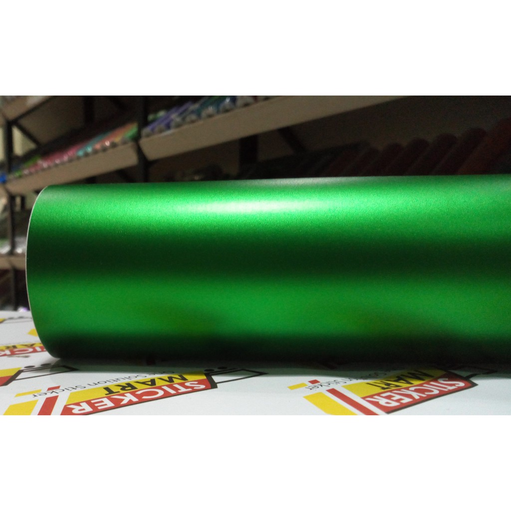 Jual Sticker Vinyl Motor Green Metallic Paint Matte Infinity Shopee