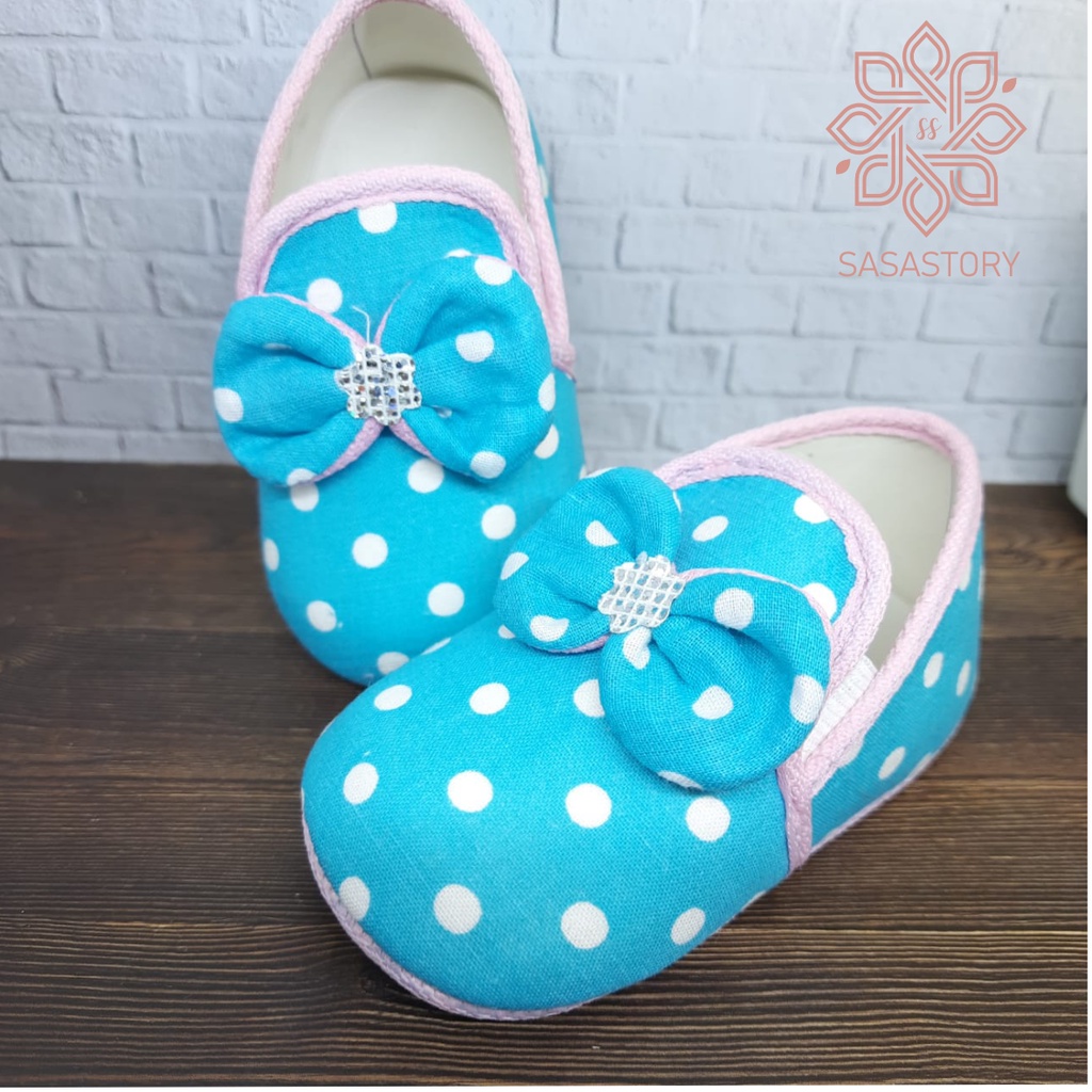 SEPATU PREWALKER POLKADOT ANAK PEREMPUAN FP02