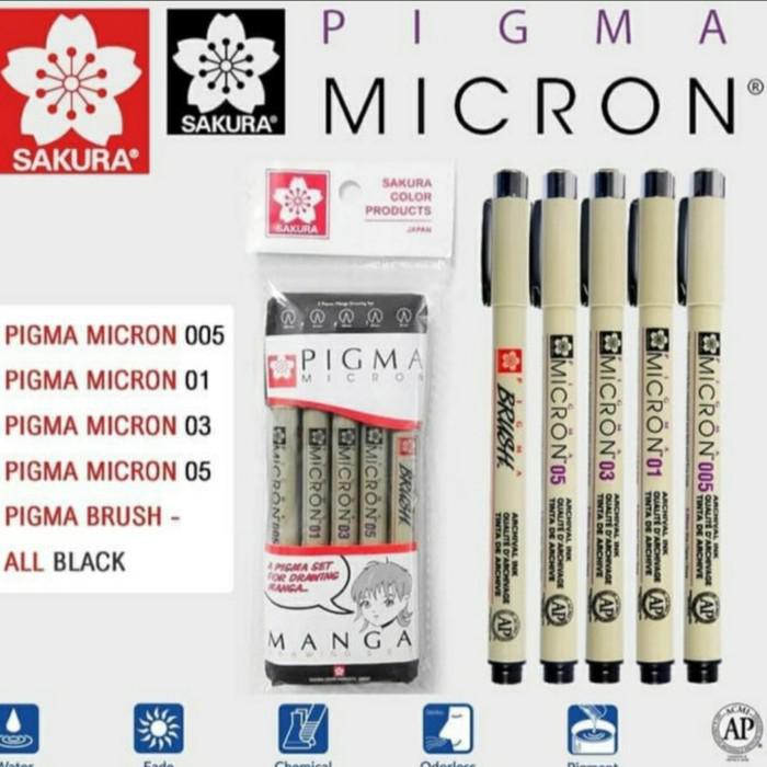 

Art / Sakura Pigma Micron Set 5