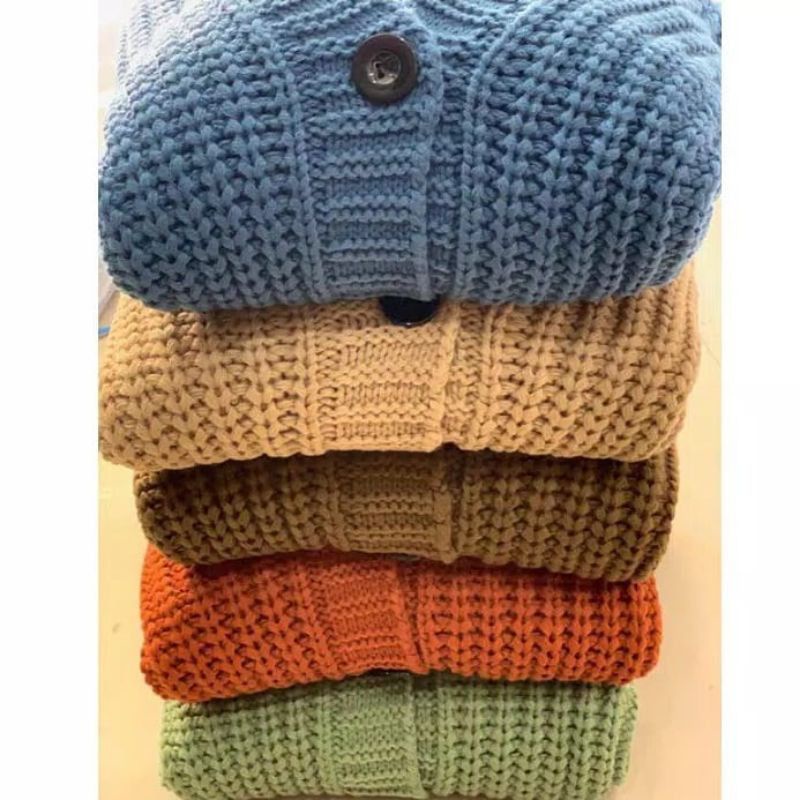 Cardigan Rajut | Cardigan Rajut Pocket | Cardigan Rajut Tebal | Cardigan Rajut Crop Style