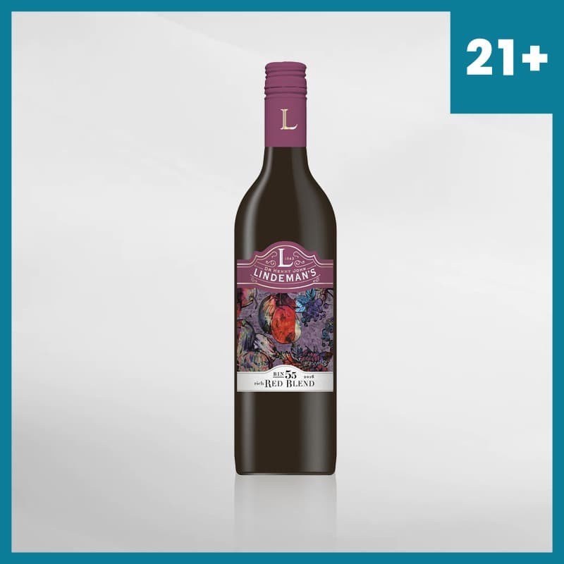 Lindeman Bin 55 Red Blend 750 ml ( Original &amp; Resmi By Vinyard )