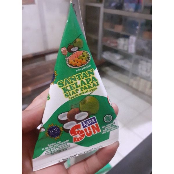 

Sun Kara santan kelapa siap pakai (65 ml)