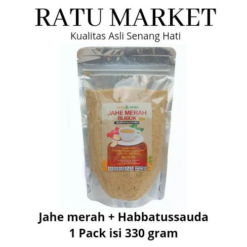 

JAHE MERAH BUBUK + HABBATUSSAUDA ISI 330 GRAM / JAHE AZWA