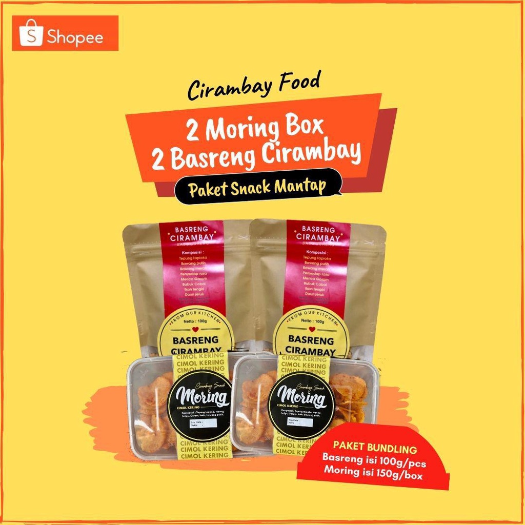 

PAKET 2 Basreng 2 Moring Cirambay Enak dan Hemat