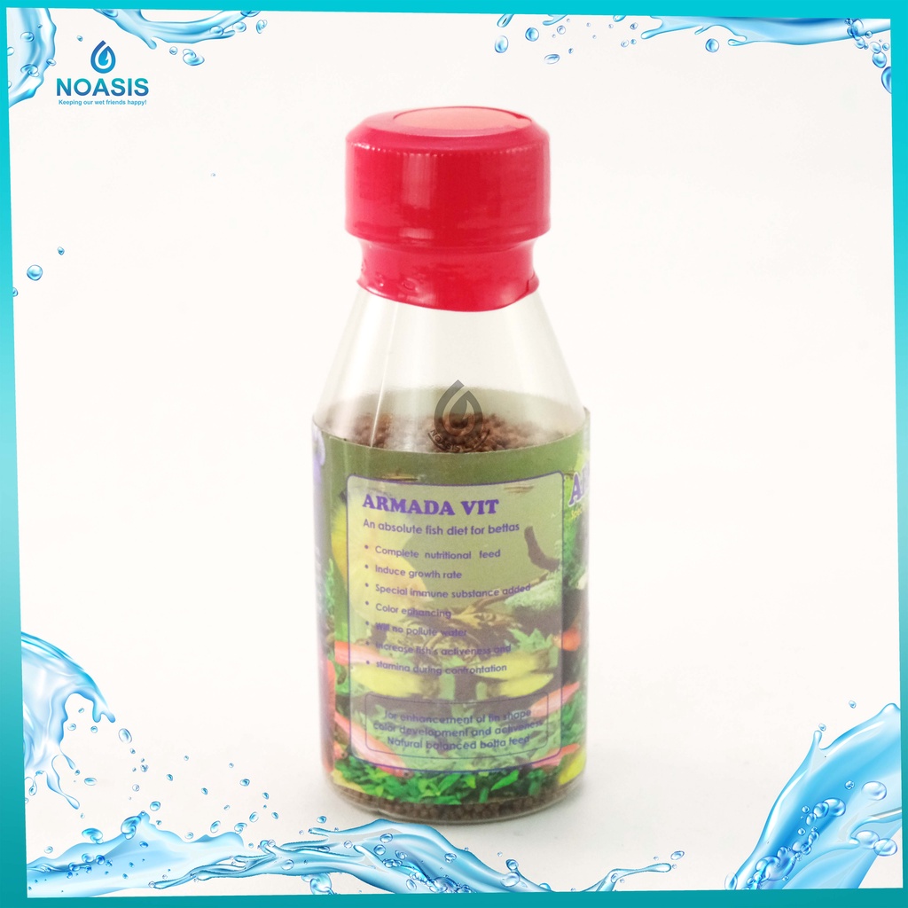 MAKANAN IKAN KECIL CUPANG GUPPY NEON TAKARI VIT FISH FOOD 50 GRM