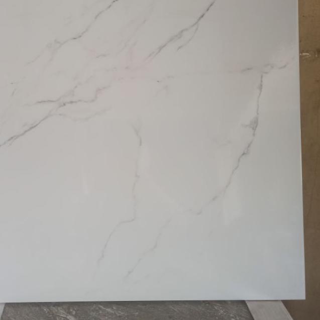➽ GRANIT LANTAI 60x60 PUTIH MOTIF MARMER CARARA MARBLE HARGA PERDUS - HABITAT ♙